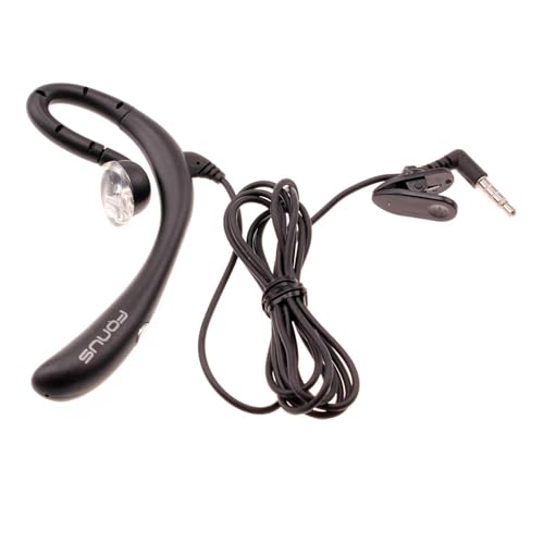 Auricular Mono Cableado con Micrófono 3.5mm Negro miniatura 1