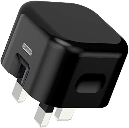 USB C Fast Charger Plug 20W For iPhone 14/14 Plus/14 Pro/14 Pro Max/13/13 Pro/13 Pro Max/13 Mini/12/12 Pro/12 Pro Max/12 Mini/11/11 Pro/SE 2022 Type C PD Power Charger Wall Adapter Compatible(BLACK)