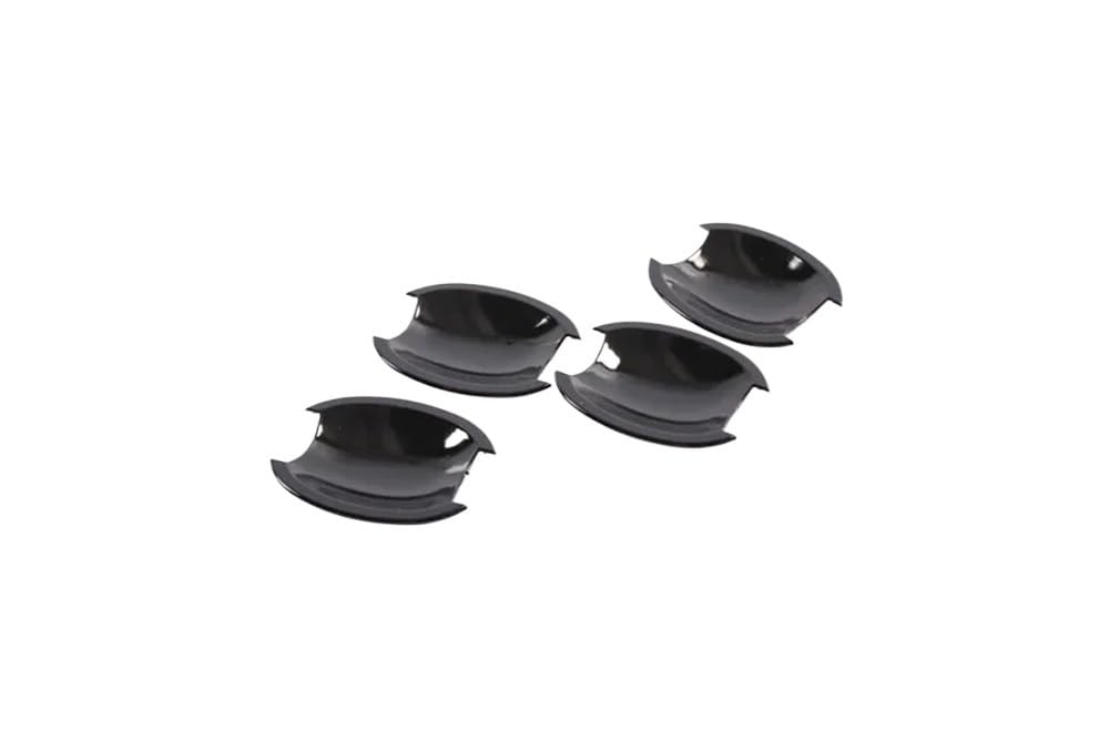 Mlhoghigd Black Bowl Door Handle For March For Micra For K12 For Tiida For C11 2003-2010 Car Door Handle Covers Trim Styling Stickers Overlay Accessories