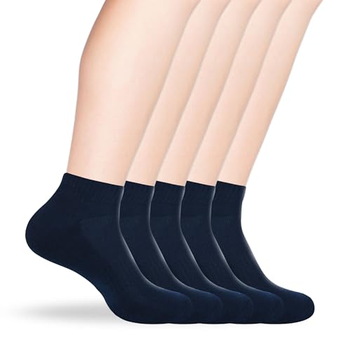 Men's Athletic Ankle Socks Thick Cushioned Cotton, Moisture-Wicking socks, Breathable Performance Socks for Running, Sports3