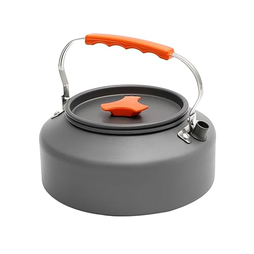 Happyyami Compact Lightweight Outdoor Camping Kettle Durable Boiling Kettle for Tea and Coffee Heat Insulated Design for Picnics and Travel
