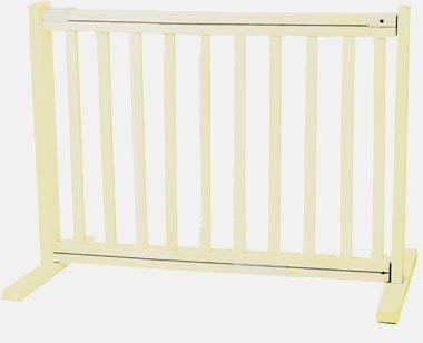 Amish Handcrafted Kensington Freestanding Pet Gate Size: Small, Finish: Warm White