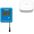 YoLink FlowSmart Water Meter, No Water Meter Included, Smart Water Usage Monitor and Water Leak Detection, Hub Included