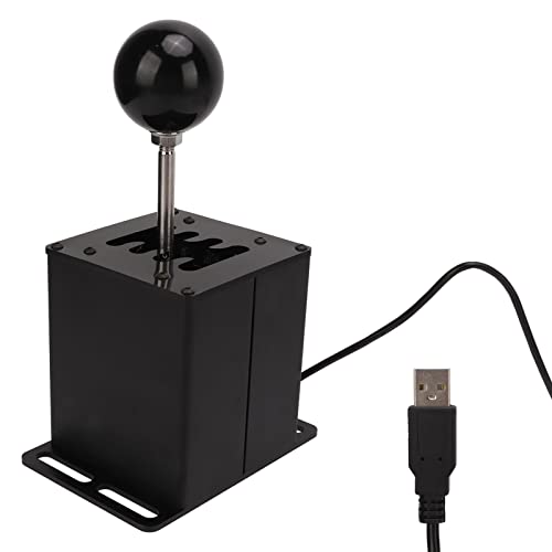 CHICIRIS Rennspiel-Schalthebel, 8-Gang-PC-USB-Simulationsspiel H-Schalthebel-Mikroschaltersensor für Logitech G29 G27 GT-Rennspiele