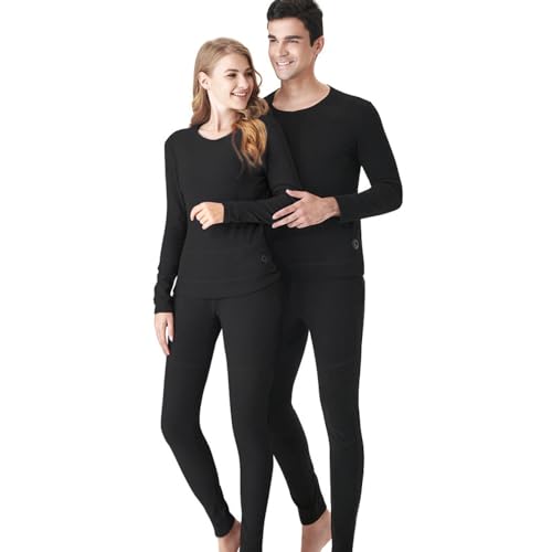 DIERI Heating Body Suit for Winter Graphene Thermal Thickened Underwear with USB APP Control Intelligent Heating System