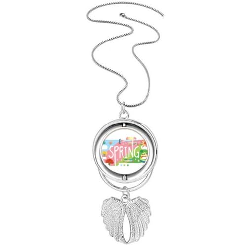 Collier ailes d'ange tournantes anti-stress : Retrouvez le calme avec ce bijou
