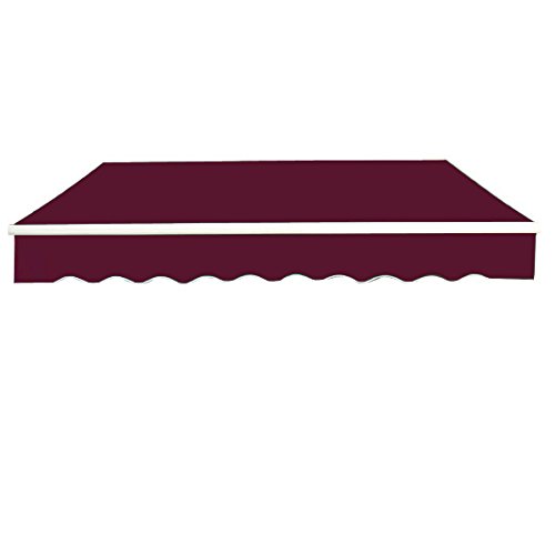 Greenbay Wine Red Garden Patio Awning Canopy Sun Shade Shelter Replacement Fabric - 2M x 1.5M