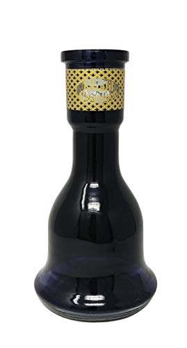 Khalil Maamoon Hookah Vase Best Shisha Base by Tornado (TM) Khalil Mamoon Vase (Large All Black)