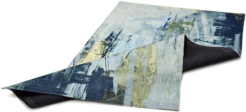 Image of Printed Rug Soft Floor Carpets with Anti Slip Backing for Living Room | Bedroom | Kids Room (Multi, 4x6 Feet)