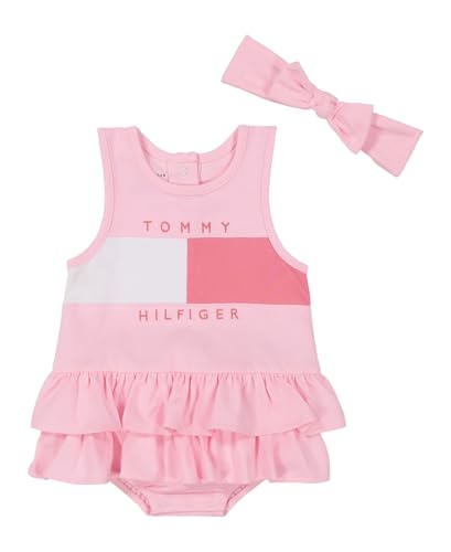 Tommy Hilfiger Baby Girls Sunsuit With Headband