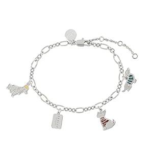RADLEY Ladies Silver Plated Winter Dog C...
