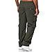 WENKOMG1 Mens Lounge Pants - Cargo Joggers Elastic Waist Drawstring Baggy Sweatpants with Pockets Cargos for Men Chinos Pants Winter Clothing Pants Tacticos para Hombres (3XL - Army Green)