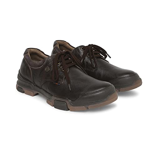 Image of Buckaroo: Anaiya Genuine Leather Brown Casual Shoes for Mens