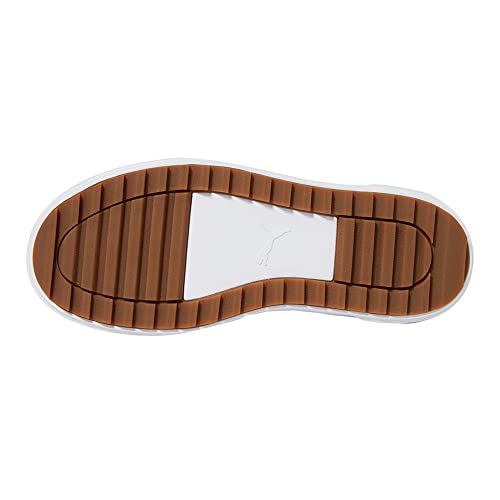 PUMA Women's KAIA 2.0 PLATFORM Sneaker, Puma Black-Puma White-Gum, 104