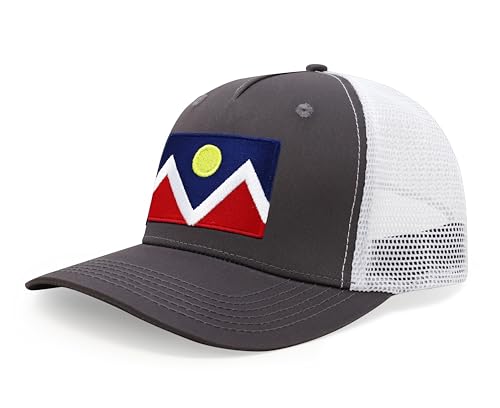 Image of International Tie City Hat for Men and Women, Adjustable Snapback Trucker Baseball Cap with Embroidered Patch