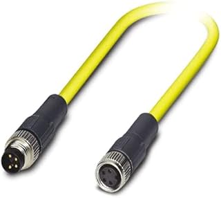 PHOENIX CONTACT SAC-4P-M8MS/1.5-542/M8 FS BK - Cable para sensor y actuador (4 pines, 1,5 m, 50,440 g), color amarillo