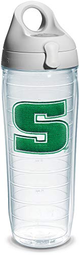 Tervis Slippery Rock University Emblem Individual Water Bottle With Gray Lid, 24 Oz, Clear - #TOP29