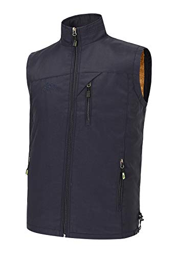Image of Hbufnha Men's Lightweight Vest Outdoor Windbreaker Vest Jacket For Golf Safari Travel Fishing Hiking Vest