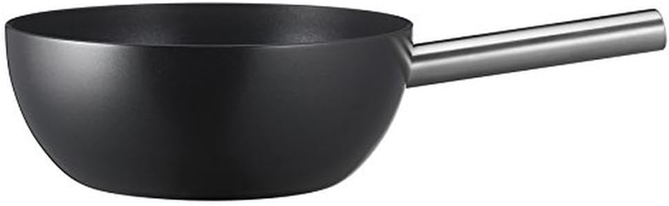Spring 2896600624 Fondue Caquelon - Aluminium - Suitable for Induction Hobs - 23 cm - Black