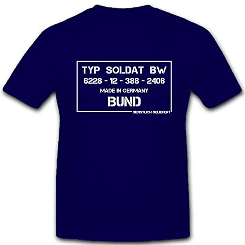T-shirt soldat Bw humoristique bleu xl pour vos sorties décontractées