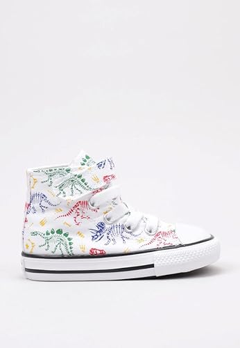 Baskets Converse Chuck Taylor All Star 1V Canvas Dinos Hi C pour Enfant - vue 3