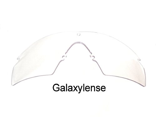 Galaxy Replacement Clear Lenses + Black Earsocks For Oakley Si Ballistic M Frame 2.0 Z872