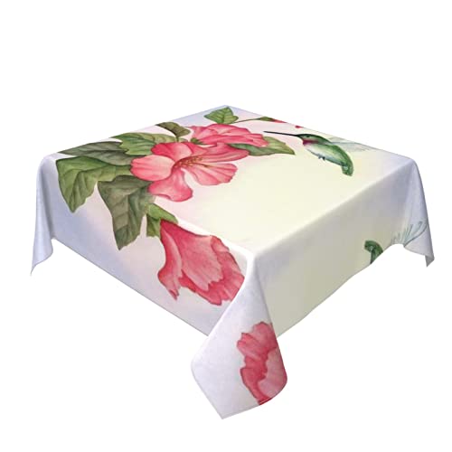 Nappe carrée colibri résistante à l'eau pour banquet et restaurant