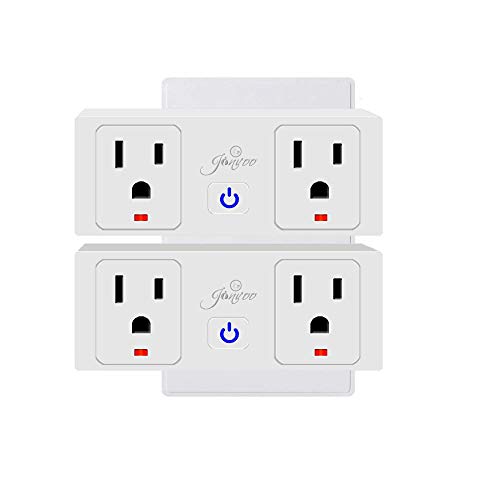 Jinvoo WiFi Smart Plug with Amazon Alexa, Google Home