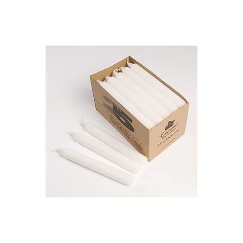 Essential Housewares Candles, PARAFFIN, White, 20cm Cover