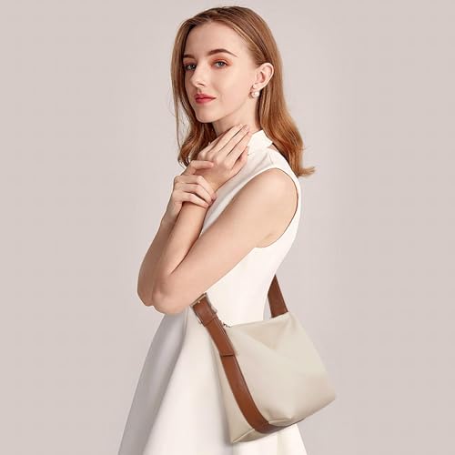Image of Hobo Bag for Women Vegan Leather Tote Bag for Women Slouchy Shoulder Handbag Purse Crossbody with Adjustable Strap