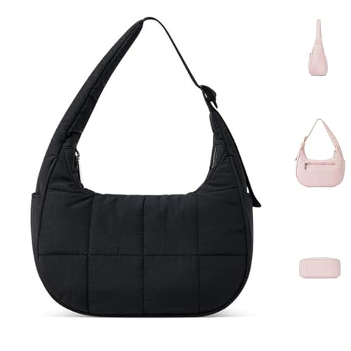 for Bloomr Purse, for Bloomr Bag, puffer crescent bag, Soft/Light/Fluffy, Hand/Crossbody - Adjustable Shoulder Strap