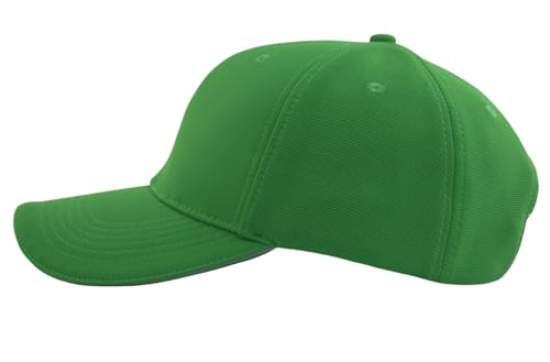 Image of TSSGBL Men's Plain Baseball Hat - OSFM & XXL Big Head Fit,Adjustable Structured Ball Cap with Reflective Sandwich Brim