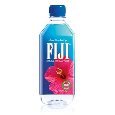 FIJI Natural Artesian Bottled Water 500 mL / 16.9 Fl Ounce (Single)