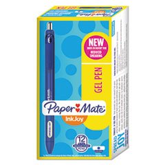 Inkjoy Gel Retractable Pen 0.7mm Blue Ink Dozen