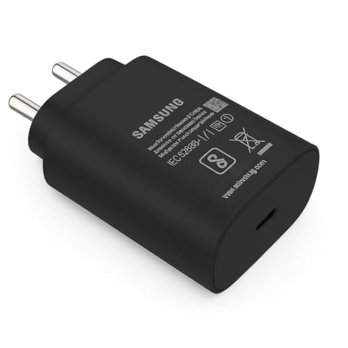 Image of Samsung 25W GAN Type C 3A Superfast Charging Adapter Compatible with Samsung A55|A16|A36|A56|A35|A06|M36|M35|M16|M07|M17|M06|M05|M56|F36|F06|F05|F56|F16|S25, 25watt USB C Power Adaptor|Fast Charger