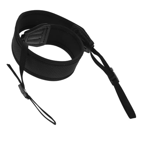 Holibanna Correa De La Camara Correa Ajustable Para El Cuello De La Cámara Correa De Hombro Ajustable Para Cámara Retráctil Acolchado Con Universal Bandolera Black Neopreno