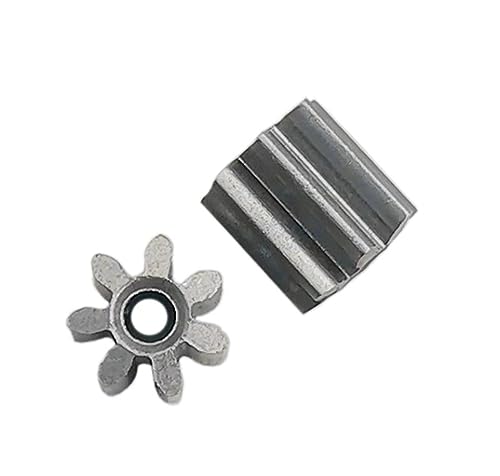 Bevel Gear Pinion Hardware Mechanical 2pcs 7T 0.7M Small Pinion OD=6.3mm Hole Diameter 1.95mm 7 Teeth Spur Gear Toy Motor Parts Accessory 72A