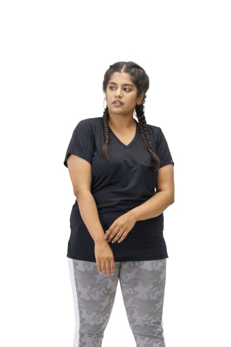 Image of Spirit Animal Plus Size Tshirts for Women | Casual Tshirts for Women | Tshirts for Women Workout, Gym, Running | Yoga Tshirt | Sweat Wicking Fabric | Relaxed Fit | Quick Dry