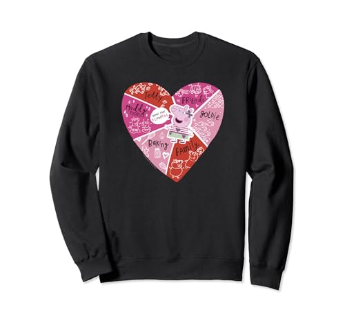 Sweat Peppa Pig Things That Fill My Heart en molleton pour enfant