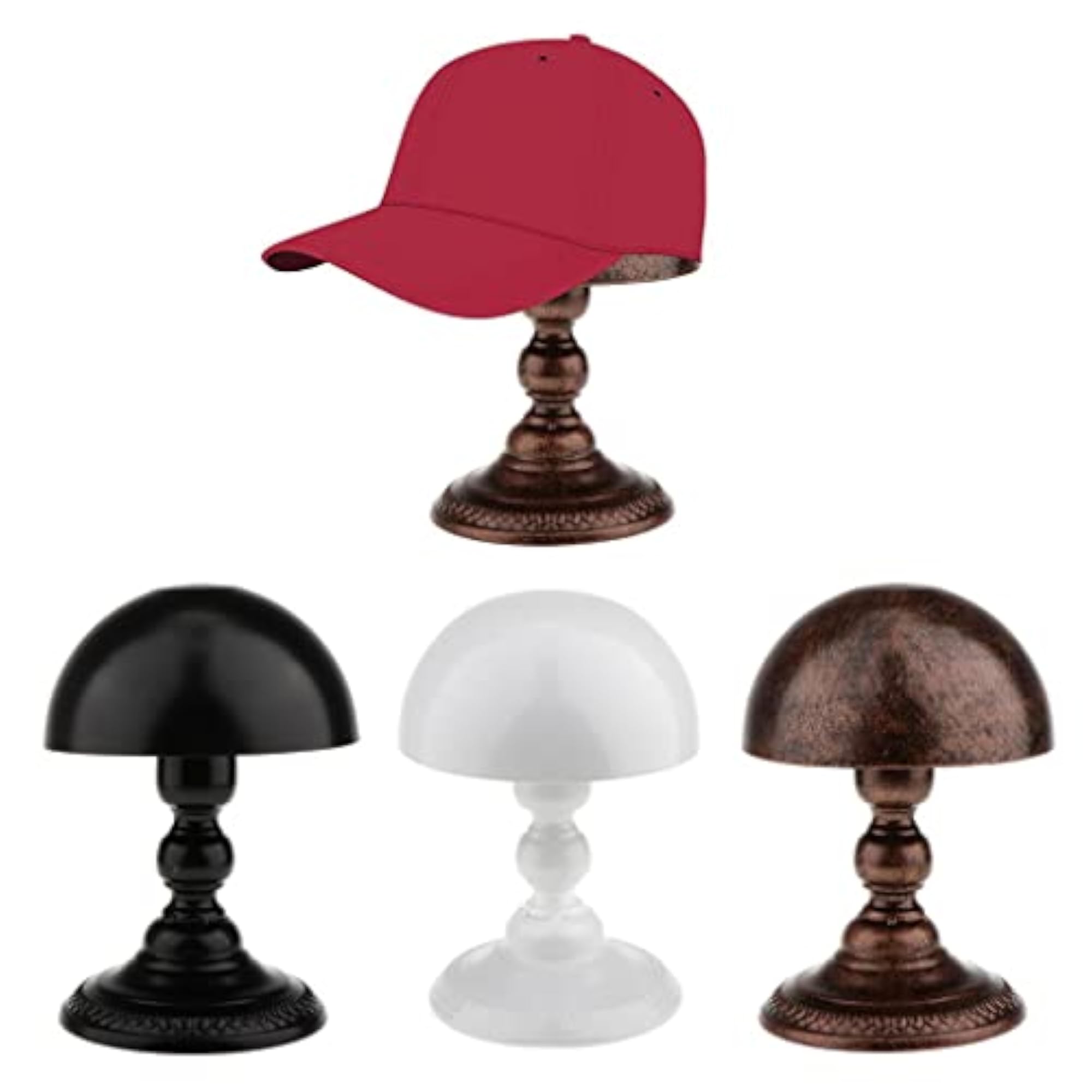 2x Metal Classical Hat Cap Storage Display Holder