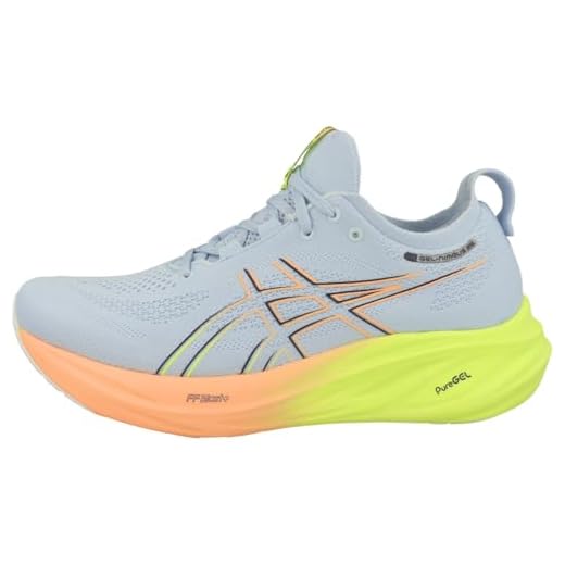 ASICS Tênis de corrida masculino Gel-Nimbus 26, Cinza, 41