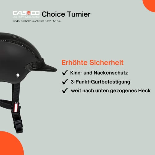 Foto von Casco - Kinder Reithelm Choice Turnier inkl. RL24 Hufkratzer | ergonomische Reitkappe für Mädchen & Jungen | Helm zum Reiten, Fahrrad- & Skifahren