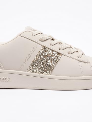 Image of U.S. Polo ASSN. Kate 3.0 Off White Sneakers Shoes with Premium Upper