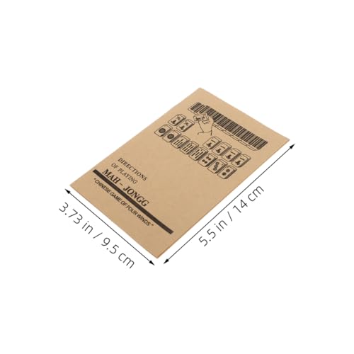 TOYANDONA 3pcs Guía de Aprendizaje de Mahjong para Principiantes miniatura 2