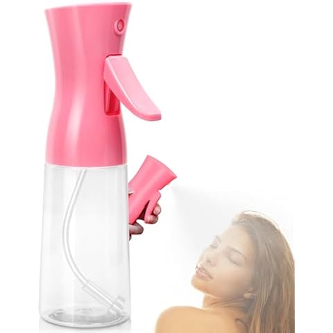 Fun Gift Spray Bottle For Hair,Continuous Water Mister for Hairstyling, Salons, Cleaning, Plants,Essential Oil Scents,Ultra Fine Mist Sprayer,6.8 OZ /200 ML-pink(Christmas Gifts) Cover