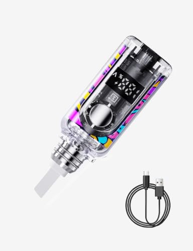 Mini Portable Ceramic Hot Knife Tip with Universal Threaded Battery Adjustable Voltage 3.0v-3.6v for Slicing Wax
