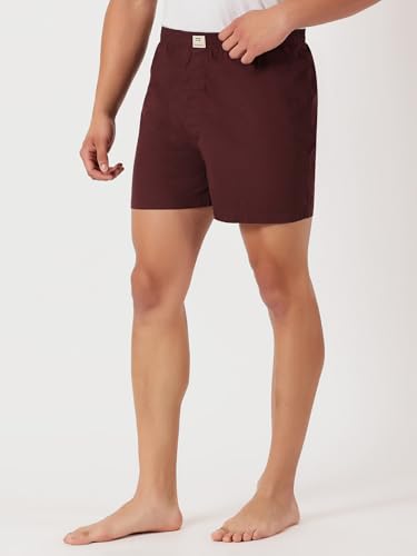 Image of Thomas Scott Men's | Cricket Club | Regular Fit | 100% Cotton | Casual | Woven | Boxer | Shorts | Pack of 3
