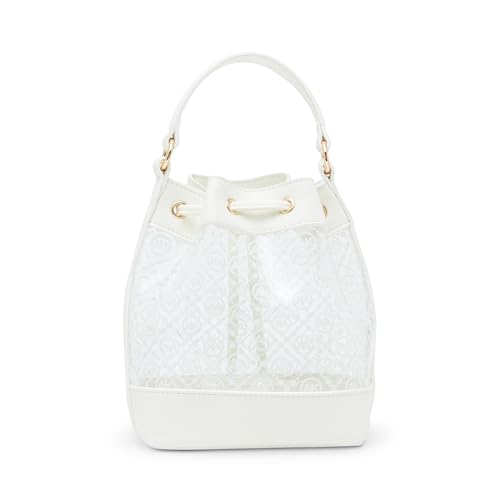 Anne Klein Womens Ak Ring Logo Clear Bucket Crossbody With Card Case2