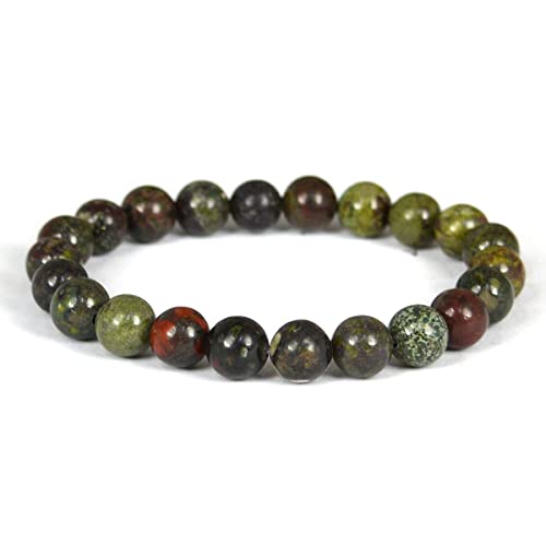 Image of Reiki Crystal Products Certified Natural Crystal Stone 8 mm Round Beads Bracelet for Men and Women | Reiki Charged Gemstone Bracelet | Multiple Stone Variants Available