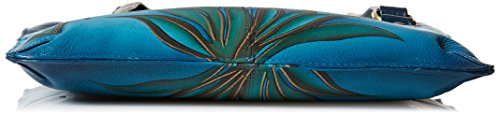 Anna by Anuschka Women's Genuine Leather V Top Multicompartment Cross Body| Hand Painted Original Artwork4